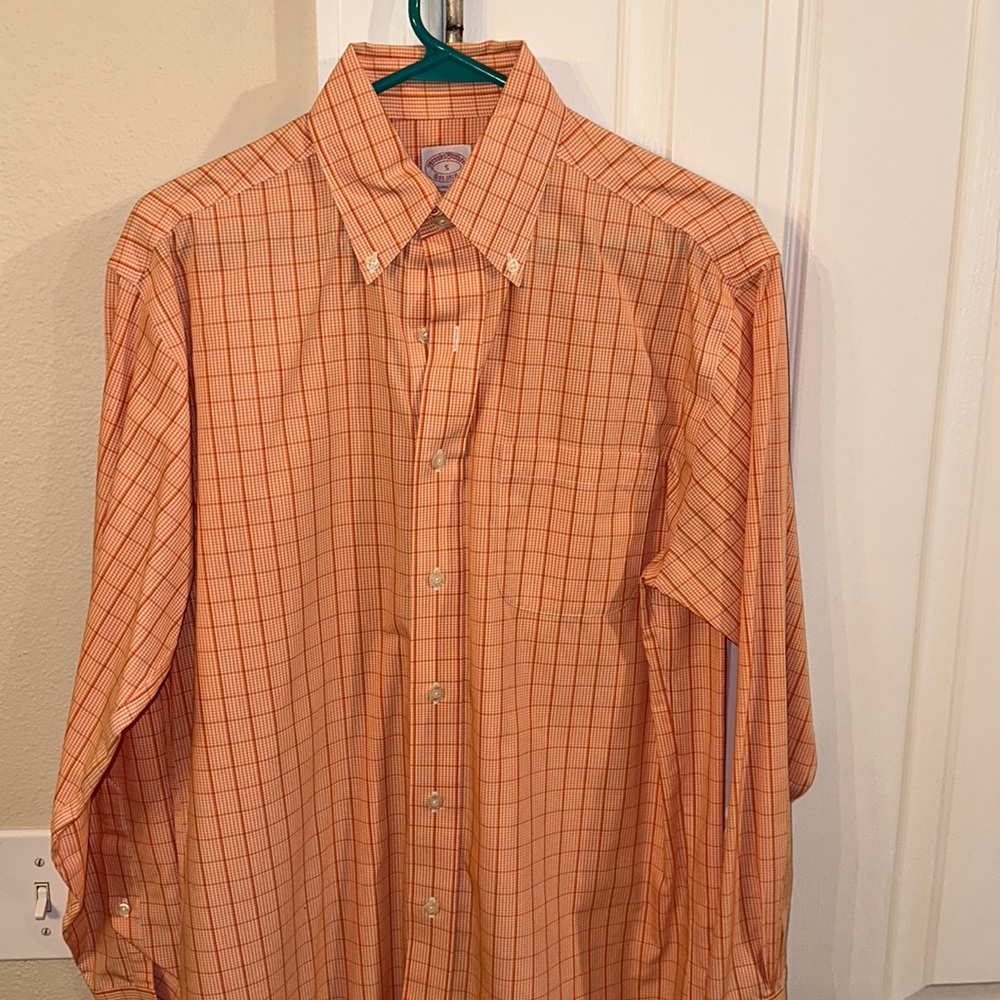 Brooks Brothers Non-Iron Men’s Long-sleeve shirt.